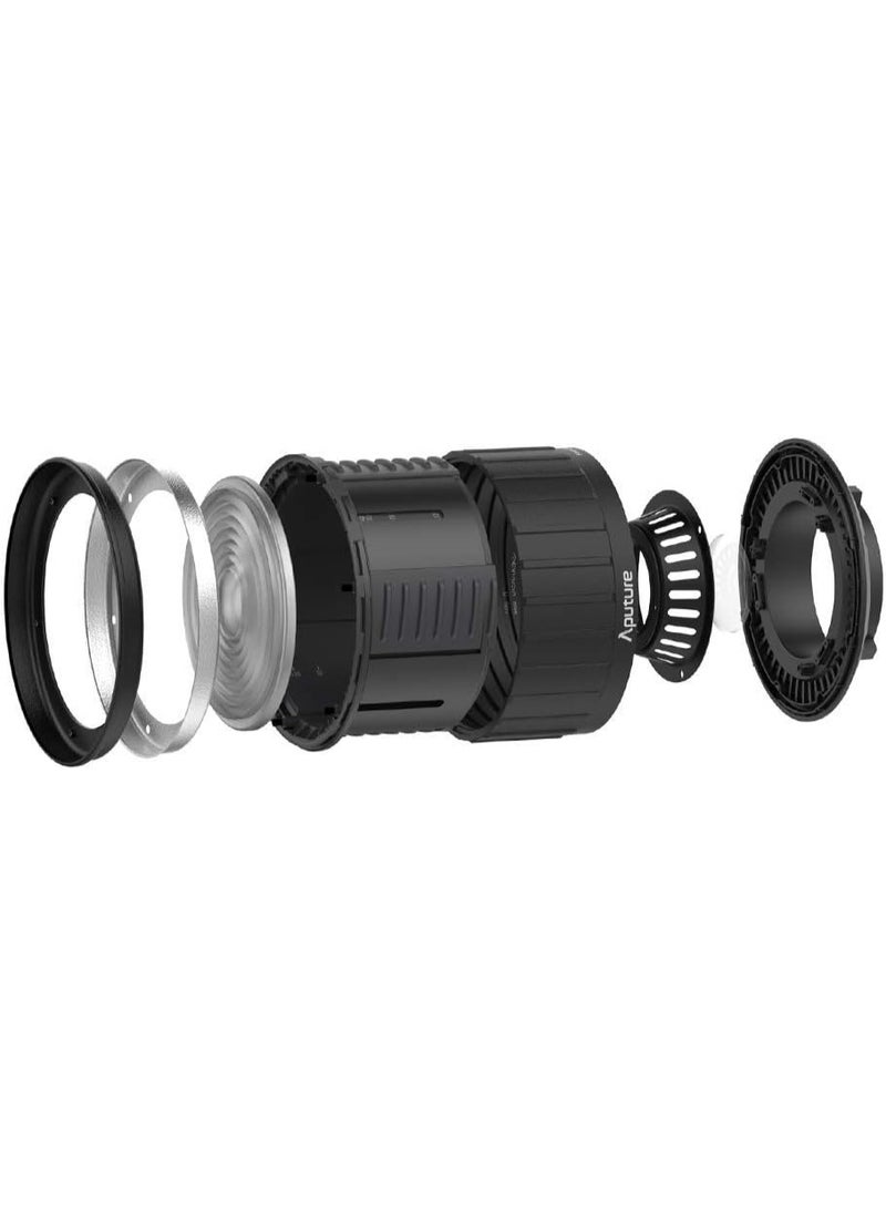 Aputure Fresnel 2X – 5.5″ Dual‑Lens Bowens Mount Fresnel with Rotating Barrel (12–40° Spot‑to‑Flood), Padded Carry Case - Image 2