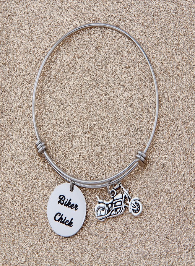 SEIRAA Biker Gift Motocycle Bracelet Motocycle Lover Gift Expandable Bracelet Jewelry (Bike Chi) - Image 4