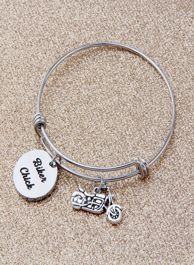 SEIRAA Biker Gift Motocycle Bracelet Motocycle Lover Gift Expandable Bracelet Jewelry (Bike Chi) - Image 2