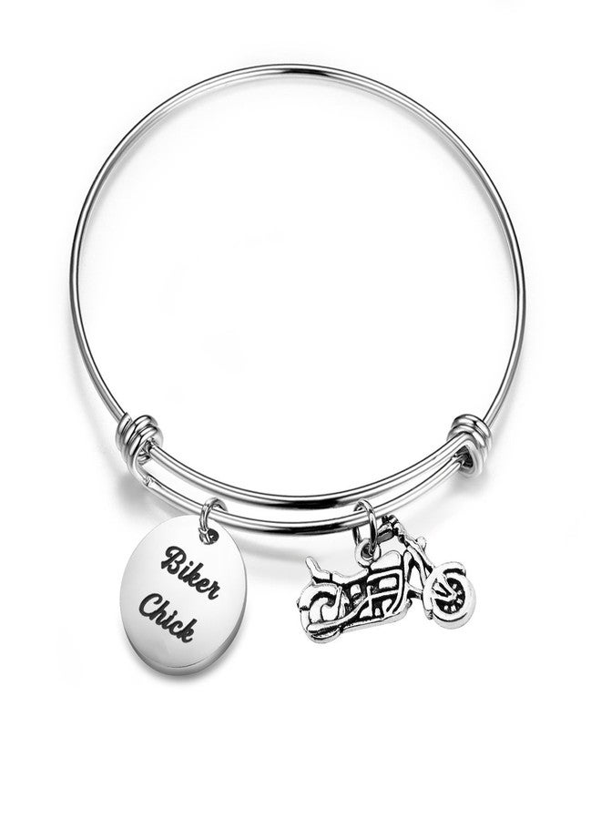 SEIRAA Biker Gift Motocycle Bracelet Motocycle Lover Gift Expandable Bracelet Jewelry (Bike Chi) - Image 1