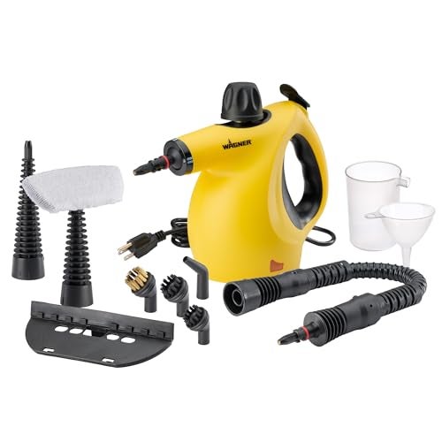Wagner 2460111 505e Handheld Steam Cleaner, Multi-purpose Steamer, 11 Attachments, Chemical-Free Cleaning, Pet and Kid Safe - Image 1