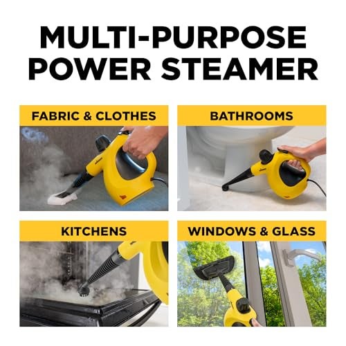 Wagner 2460111 505e Handheld Steam Cleaner, Multi-purpose Steamer, 11 Attachments, Chemical-Free Cleaning, Pet and Kid Safe - Image 3