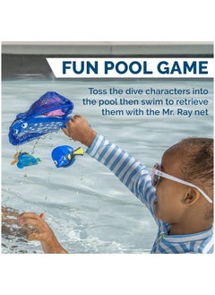 SwimWays Disney Finding Dory Mr. Ray Dive And Catch Game Bath Toys And Pool Party Supplies For Kids Ages 5 And Up  - Image 4
