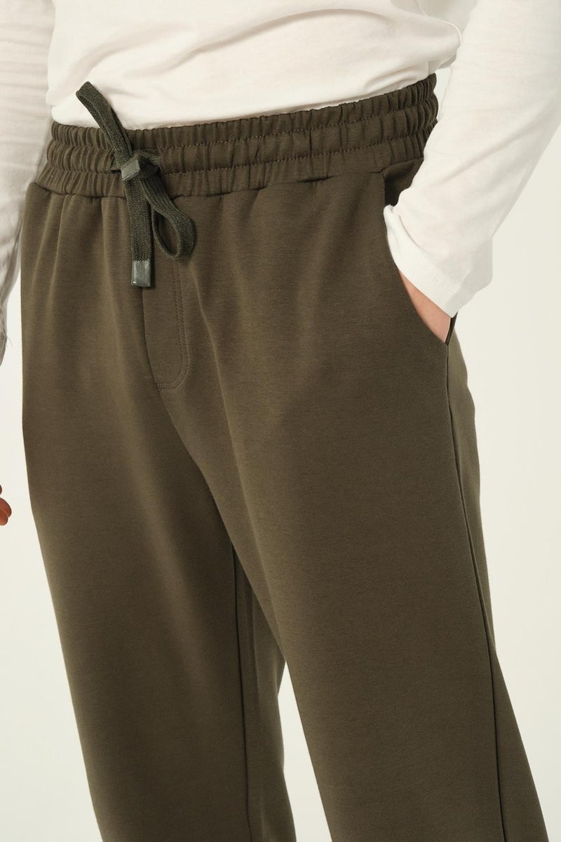 RICH Men's Basic Jogger Pants Scuba Sweatpants Straight Leg  - Image 5