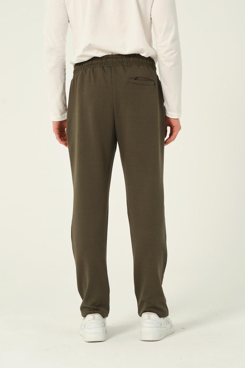 RICH Men's Basic Jogger Pants Scuba Sweatpants Straight Leg  - Image 4