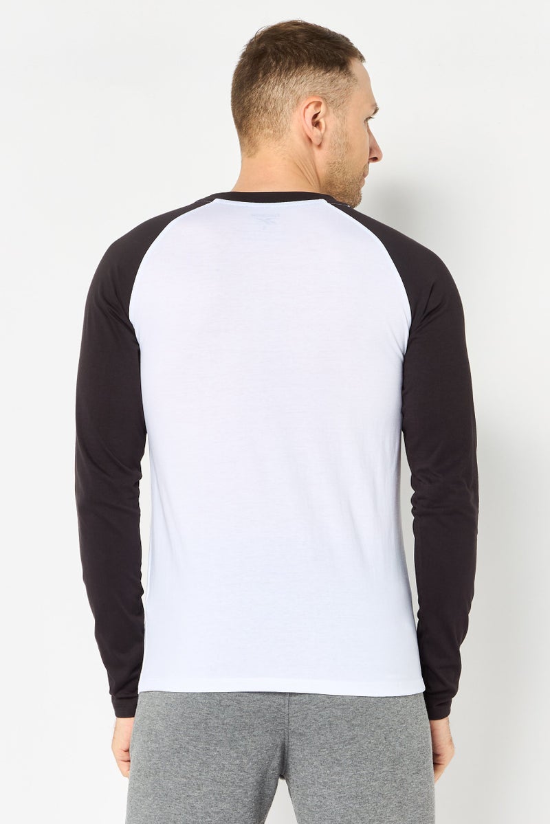 Reebok Men Sportswear Fit Long Sleeve Outdoor T-Shirt, Multicolor - Image 3