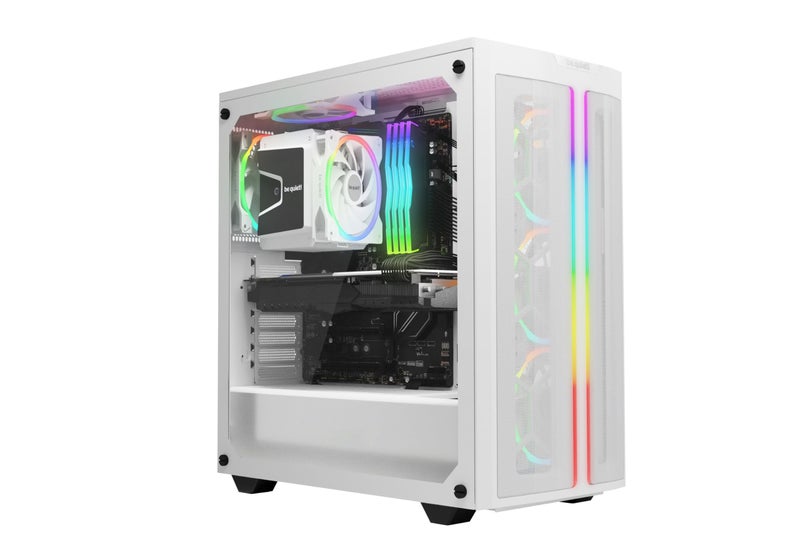 be quiet! Light Wings White 140mm PWM Triple Pack Premium ARGB Low Noise Cooling Fan | 4-Pin | BL102 - Image 4