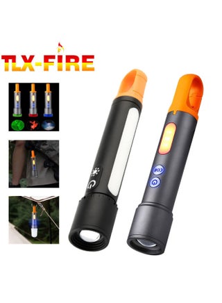 LED White Laser With Side Light Type-C Charging Multifunctional Camping Aluminum Alloy Telescopic Zoom Mini Flashlight-Color:836 / P50 Wick (1200 MA) - pzsku/Z094AA5A454B296401A75Z/45/1746194651/14144b31-3a5c-4896-8a74-9287a0e1a853