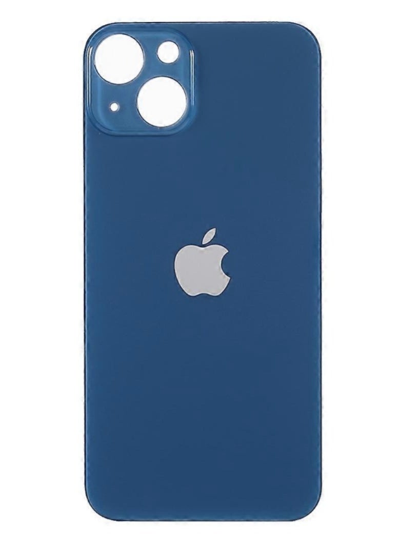 erorex Replacement Battery Back Glass Cover for iPhone 13 6.1-inch - Blue - Image 1