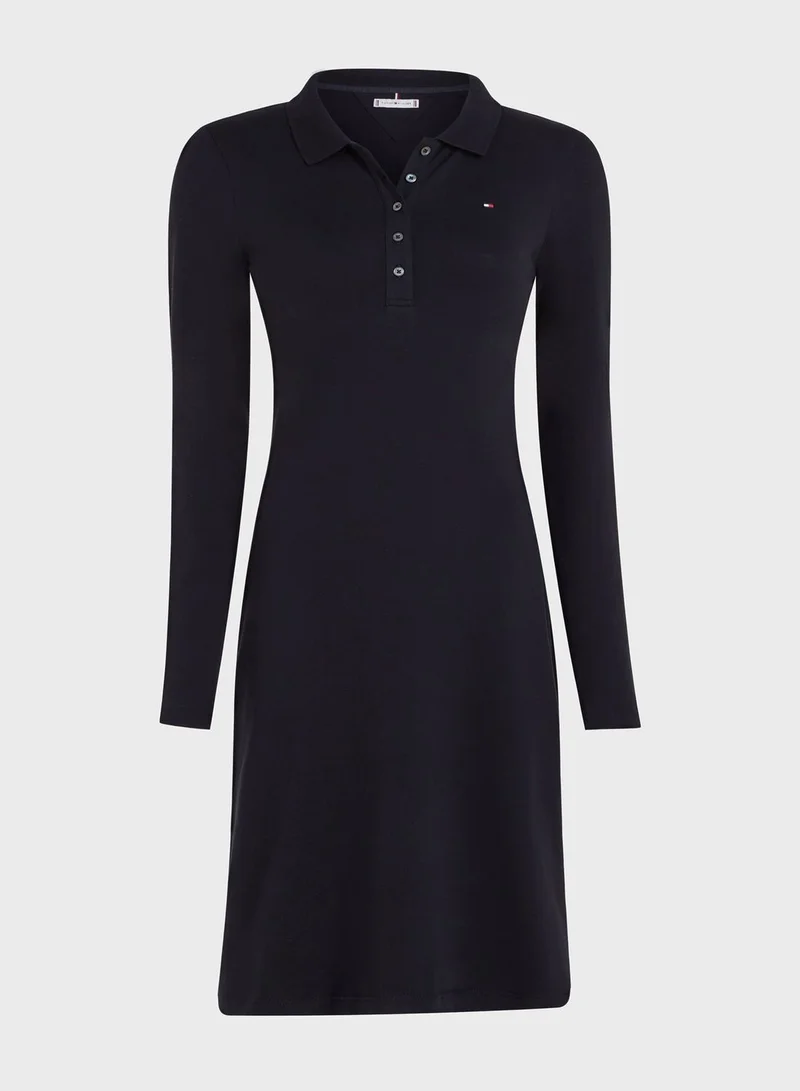 TOMMY HILFIGER Polo Neck Knitted Dress