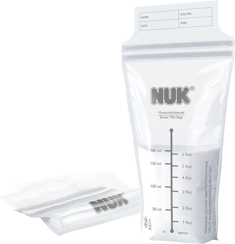 NUK Breast Milk Storage Bags - 180ml, 25 Count - Image 2