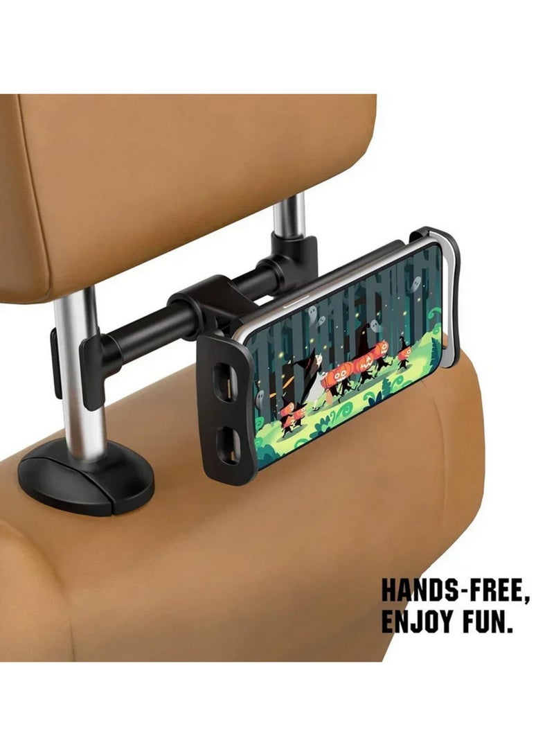 1pcs Car Tablet Phone Holder Seat Back Adjustable Car iPad Holder For Headrest Rotation Mobile Phone Mount Support 4 to 11 Inch Devices for Kids Rear Seat Entertainment - Image 5