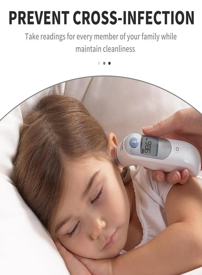 CHENGYOUDE 500 Counts Thermometer Ear Covers, Ear Thermometer Probe Covers, Lens Filters/Refill Caps for All Braun Ear Themometer Models, BPA Free Digital Disposable Ear Thermometer Covers - Image 3