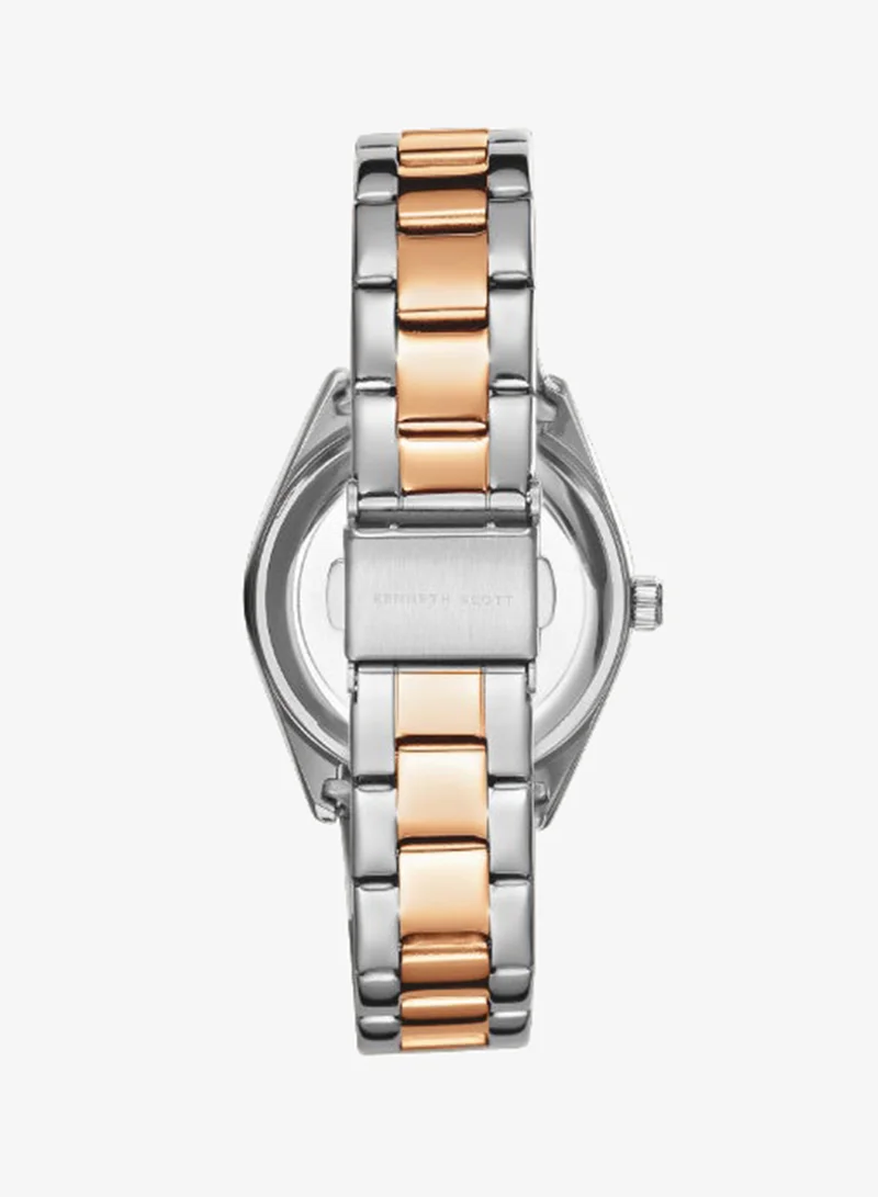 Kenneth Scott Green Women's Stainless Steel Analog Watch K24509-KBKH - 33 mm for Women | Best Price UAE