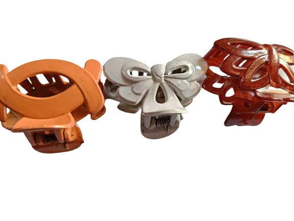 advancedestore Multi Colour Hair ClutchClawsClips for Girls and Women 12 piece pattern1Designs and colours may vary - Image 5