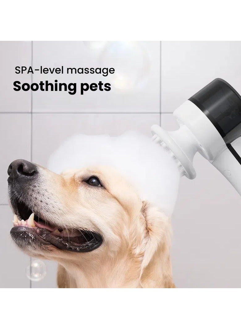 عام مكنسة رغوة حيوانات الأليفة: جهاز رغوة آلي لغسيل الكلاب وقطط، يصدر رغوة من غلوس الاستحمام، ويمكن شحنه. - Image 1