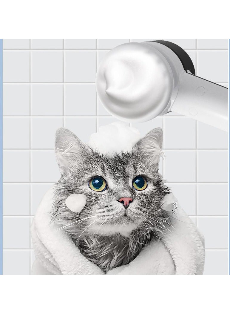 عام مكنسة رغوة حيوانات الأليفة: جهاز رغوة آلي لغسيل الكلاب وقطط، يصدر رغوة من غلوس الاستحمام، ويمكن شحنه. - Image 3