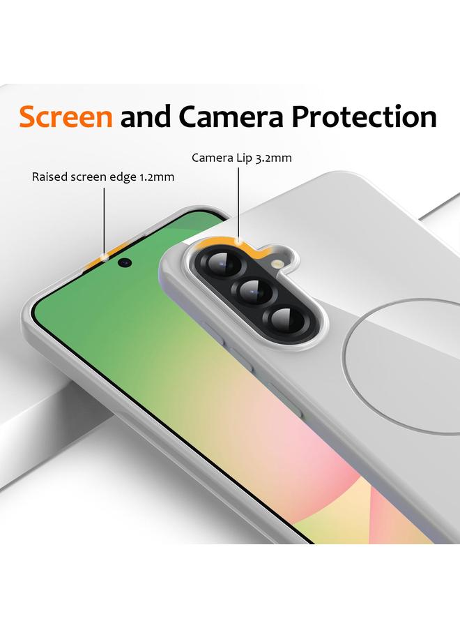 S-TOP Case For Samsung Galaxy A26 5G Glossy TPU Shockproof MagSafe Phone Case with Lanyard - Image 2