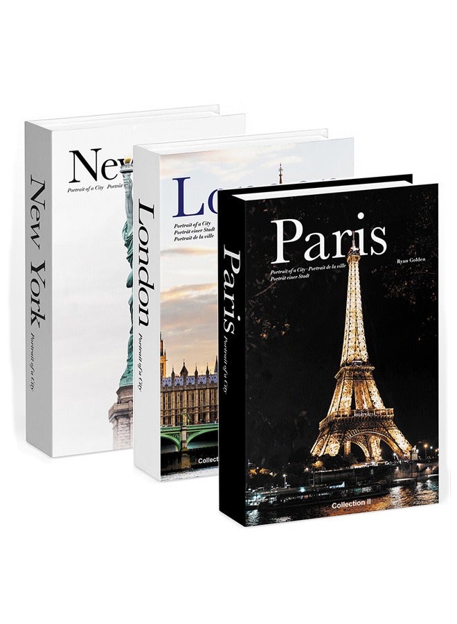 زفيف طاولة القهوة كتب زخرفية للديكور المنزلي ، كتب مزيفة للديكور ، ديكور رف الكتب الجمالي لغرفة غرفة المعيشة غرفة نوم - Image 1