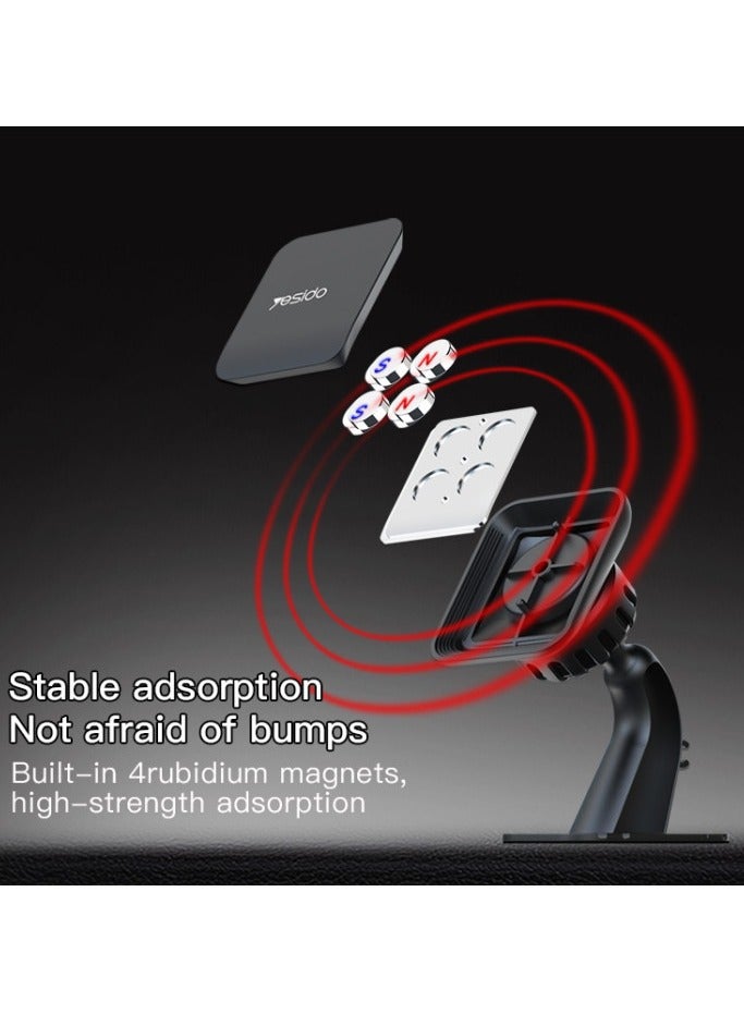 Yesido C110 Magnetic Magnet 360 Degree Universal Car Dashboard Mobile Phone Holder For Car - Image 5