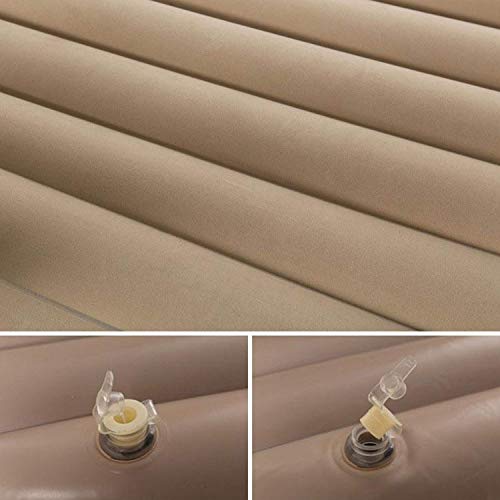 Casago Inflatable Car Air Mattress with 2 Pillows & Air Pump Portable Compact Twin Size Back Seat Soft Sleeping Bed for Baby (Beige) - Image 5