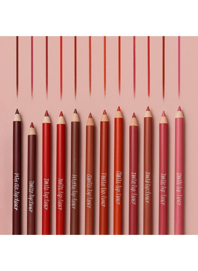 هدى كراش مجموعة أقلام تحديد الشفاه سوبر مات من هودا كراش، 12 قلمًا - مقاوم للماء، لون طبيعي، متعدد الألوان، يدوم طويلًا للنساء والفتيات - Image 5