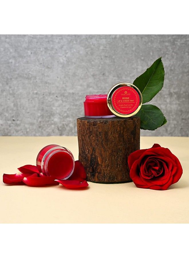 Body Gold Natural Rose Lip & Cheek Tint Blush Give Your Lip & Cheek To Rose Look For Easy To Blend Men And Women Chemical Free 5Gram - Image 4