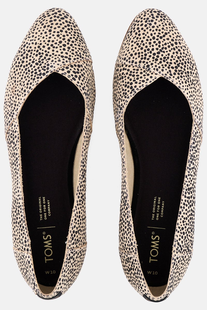 TOMS Women Julie Slip On Flats, Beige - Image 3