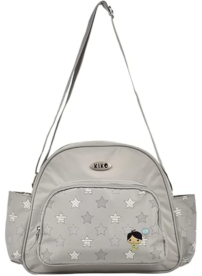 كيكو 01 11710 حقيبة حفاضات مامي الفاخرة باللون الرمادي