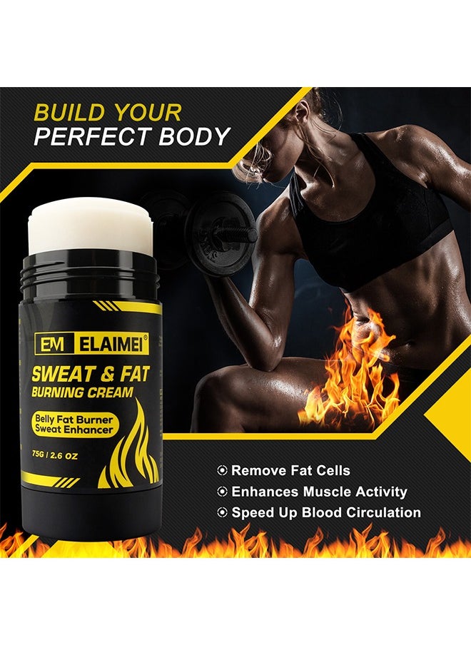 Sweat And Fat Burning Cream, Hot Cream For Belly Fat Burner, Cellulite Cream For Thighs, Sweat Cream For Women Men Weight Loss, Cellulite Cream For Thighs Belly Firming Legs Slimming Cream