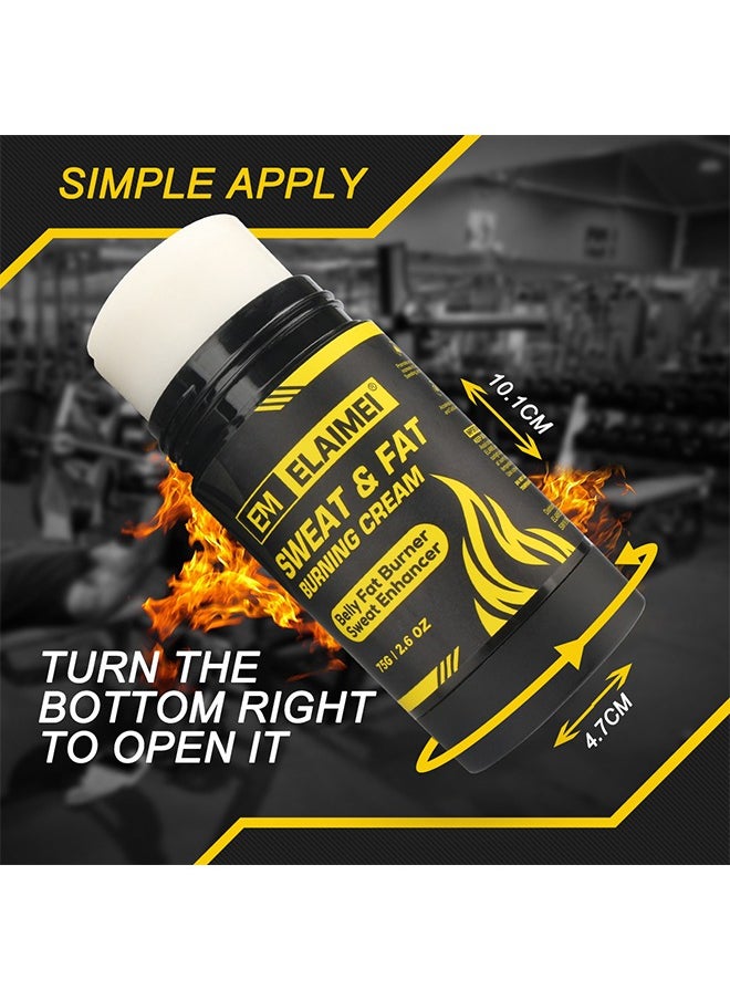 Sweat And Fat Burning Cream, Hot Cream For Belly Fat Burner, Cellulite Cream For Thighs, Sweat Cream For Women Men Weight Loss, Cellulite Cream For Thighs Belly Firming Legs Slimming Cream
