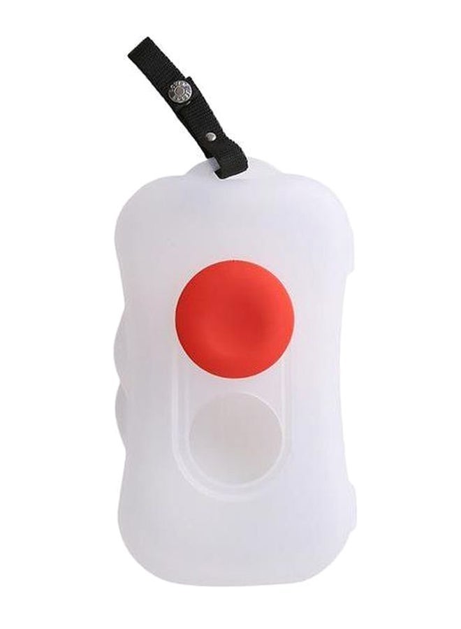 Portable Baby Wipes Dispenser, Refillable Stroller Wipe Holder, Reusable Wet Tissue Box with Red Button for Travel, Outdoor & On-the-Go Use - Image 1