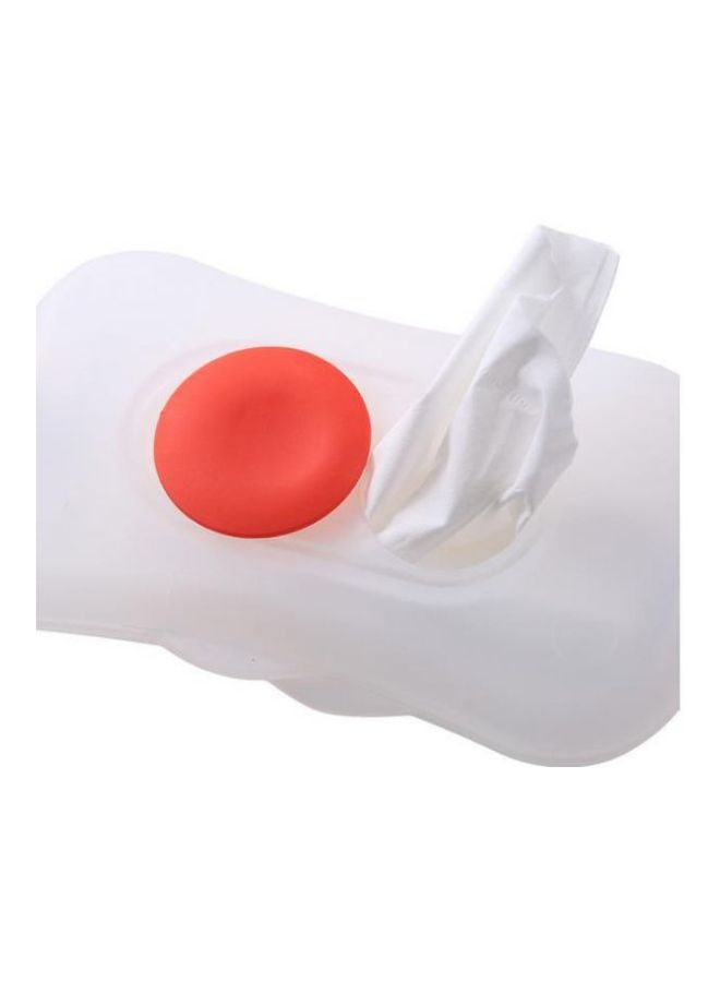 Portable Baby Wipes Dispenser, Refillable Stroller Wipe Holder, Reusable Wet Tissue Box with Red Button for Travel, Outdoor & On-the-Go Use - Image 4