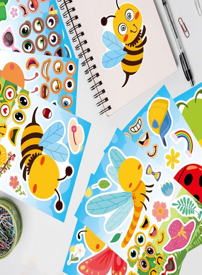DUJAA 24 Multicolor Cartoon Insect Stickers for Kids, Spring Educational Stickers, Vinyl Material, Ideal for Glass Surfaces - Image 5