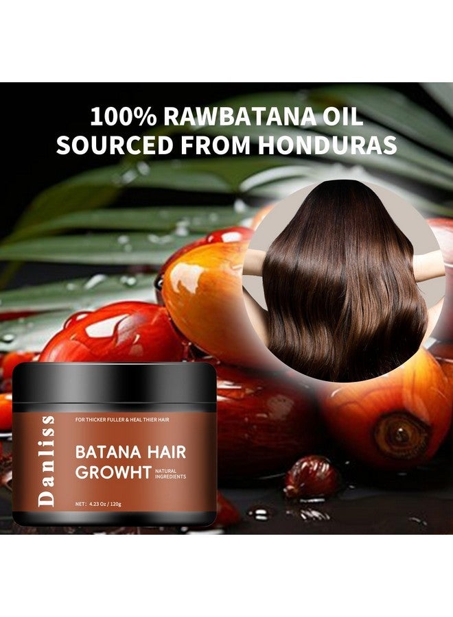Dr. Sebi Natural Raw Batana Oil for Hair Growth Prevents Hair Loss, Hair Care, from Honduras, Organic Enhances Hair Thickness in Men & Women 4.23 Oz