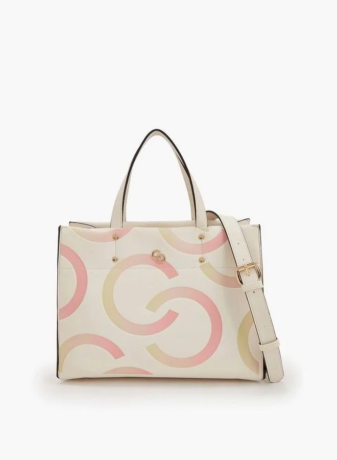 Printed Tote Bag With Double Handles