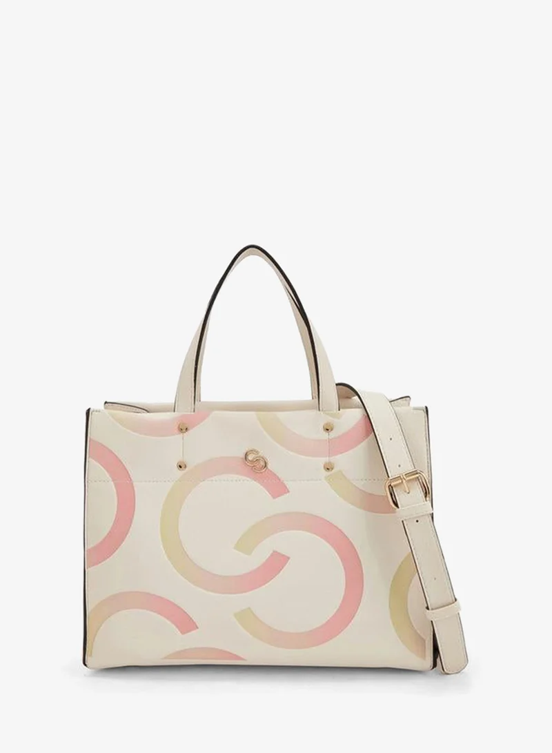 Printed Tote Bag With Double Handles