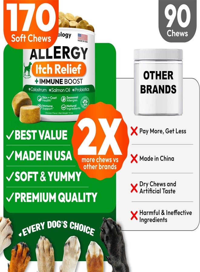 Petsology Dog Allergy Chews - Made in USA - Image 5