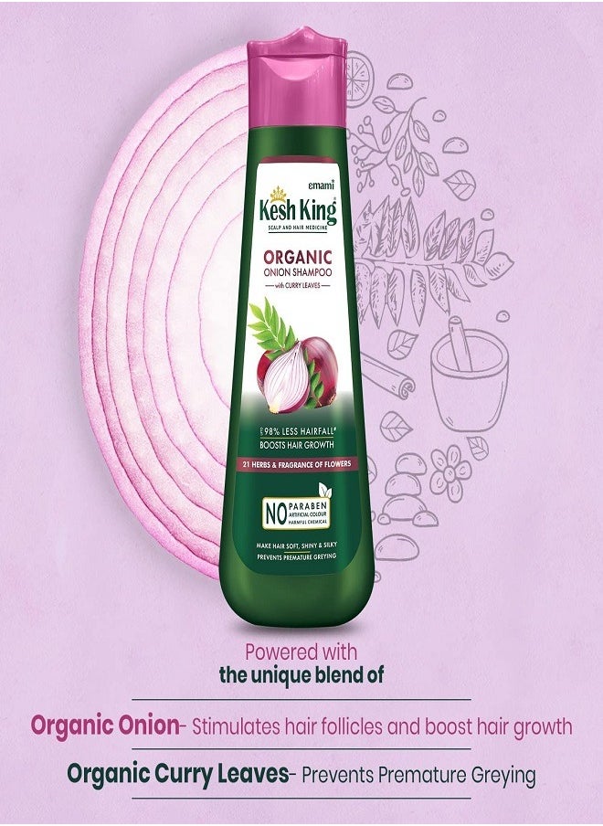 Kesh King - Ayurvedic Onion Shampoo with 21 Herbs, Reduces Hair Fall & Boost Hair Growth 200ml - Image 1