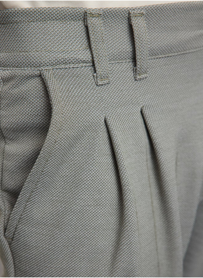 trendyol - Khaki Carrot Cut Knitted Comfortable Flexible Trousers TMNAW25PL00016 - Image 1