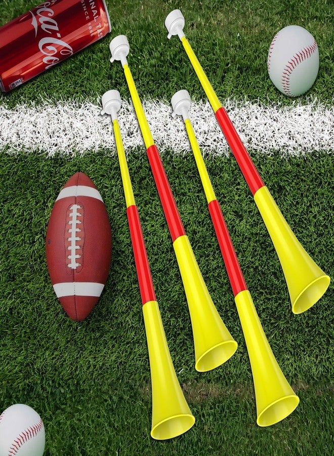 Ouffun Collapsible Stadium Horn Noise Maker 24 Inch Vuvuzela Stadium Horn Plastic Trumpet Horn Blow Horns Noisemakers for Sporting Events Graduation Games School Sports Party Supplies Favors Accessories - Image 5