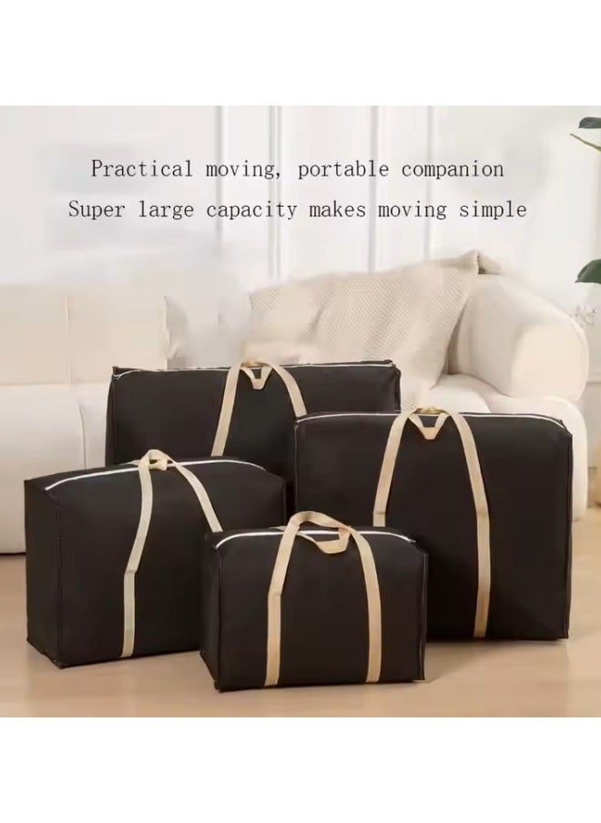 GGEROU - 4 Pack Large Laundry Storage Travel Bags, Strong and Durable Clothes Bags for Duvets Pillows, Tote Bags with Reinforced Handles - Image 1