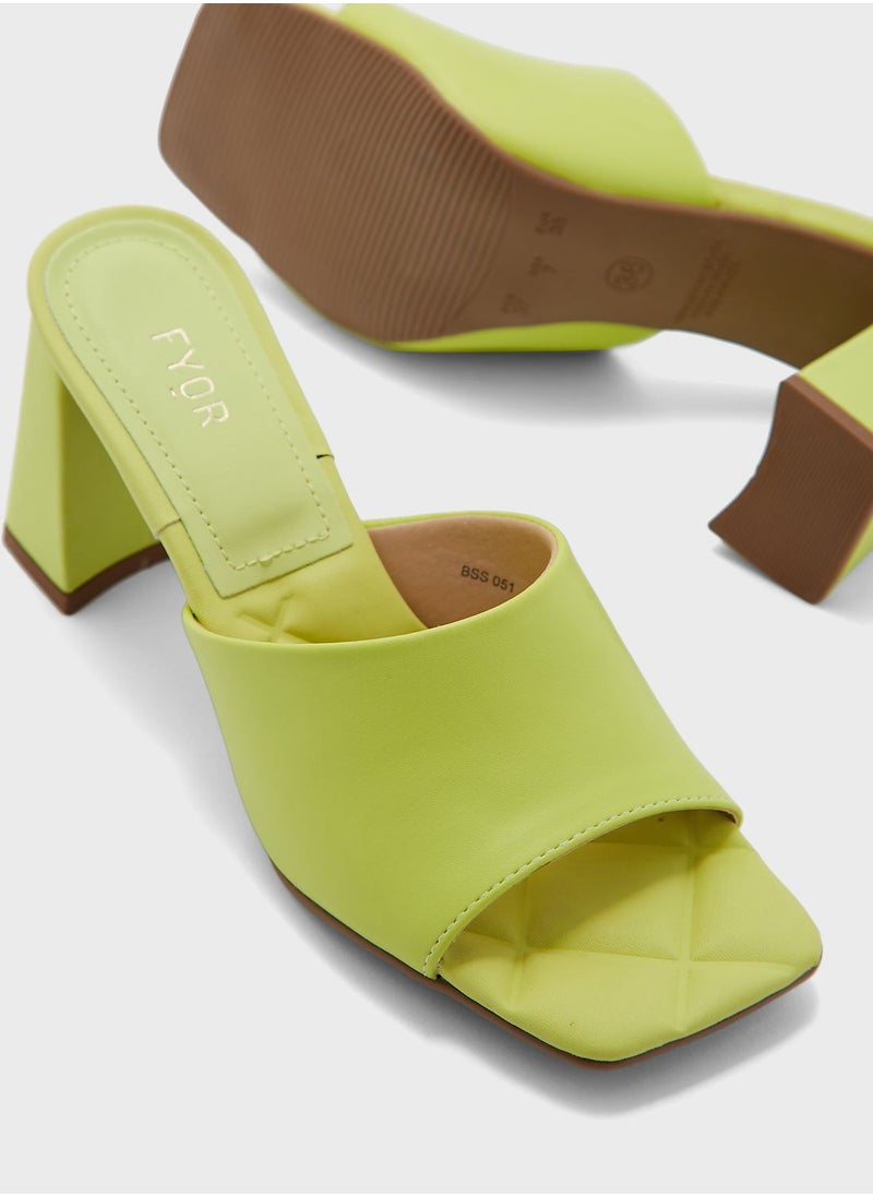 FYOR - Box Heel Sandals - Image 1