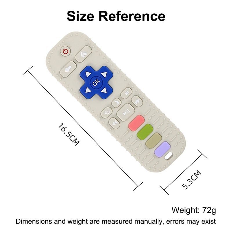 Silicone Baby Teether Remote Control Teether Teething Toys Soft Teething Pacifier for Infants - Image 5