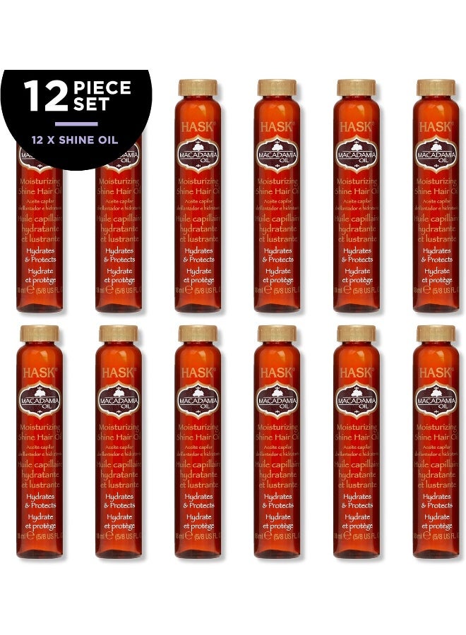 HASK Vials Macadamia Oil Shine Treatment, 0.62 Fl Oz (Pack of 12) - Image 3