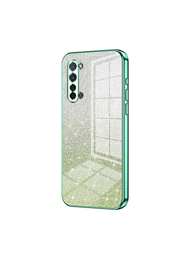 S-TOP Case For OPPO Reno3 5G / Find X2 Lite Gradient Glitter Powder Electroplated Phone Case - Image 1