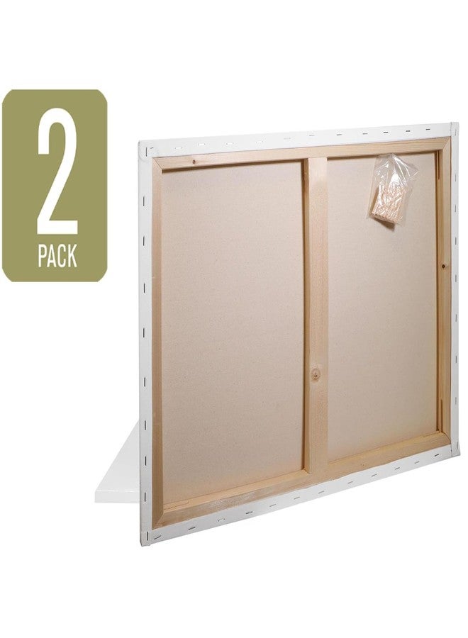 Art Advantage Artist Canvas Visual Edge 18x24, 2pc, Stretched Canvas for Painting, Blank Canvas for Acrylics & Oils, Canvases for Artists, Professional Pre-Stretched Canvas - Image 5