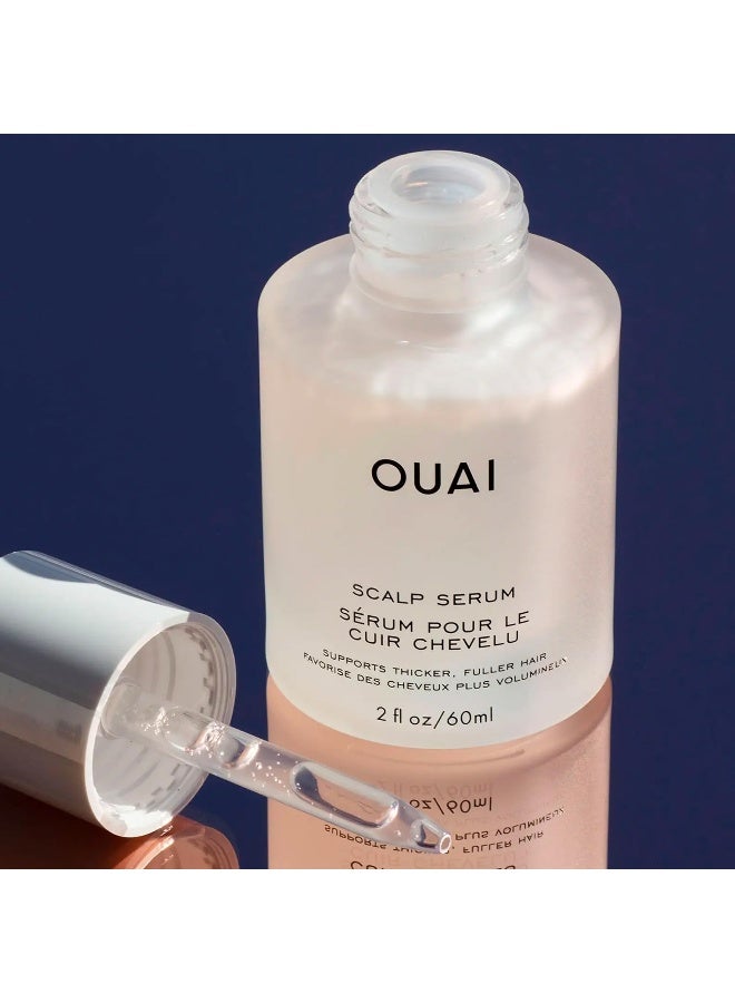 OUAI Scalp Serum Balancing Hair Serum with Red Clover Extract Siberian Ginseng and Peptides for Thicker and FullerLooking Hair Paraben Phthalate and Sulfate Free Scalp Care 2 Fl Oz - Image 4