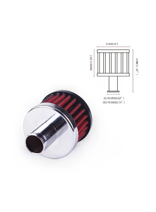 Car Modification Air Filter For Crankcase Exhaust And Differential 3 8 Port - Image 2