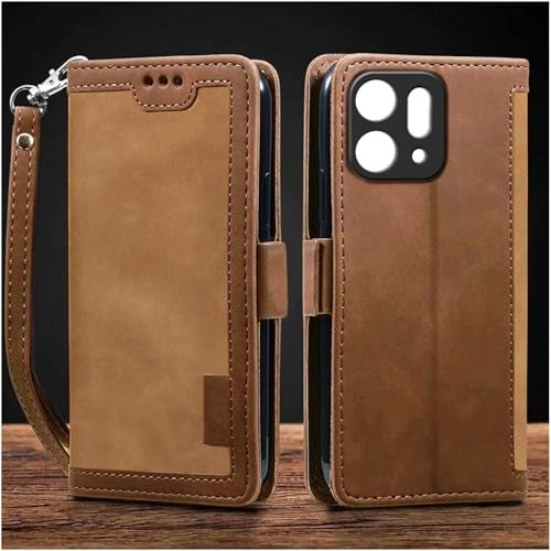 Excelsior Flip Cover for Oppo Reno 14 | Premium PU Leather | 360 Degree Protection (Coffee) - Image 1